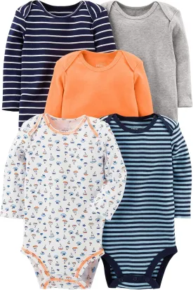 Simple Joys by Carter's Unisex Babies' Long-Sleeve Bodysuit