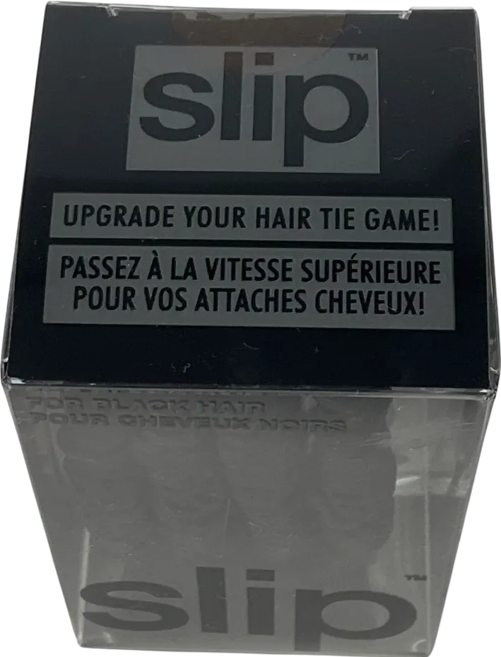 Slip Pure Silk Skinny Scrunchies Black 4