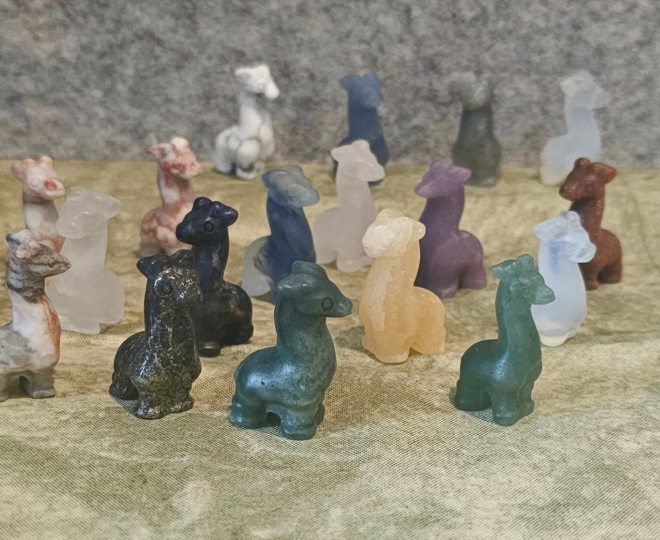 Stone Alpaca Figure
