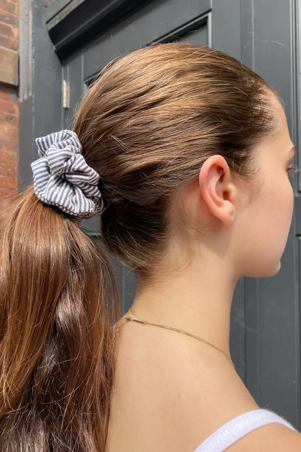 Striped Scrunchie