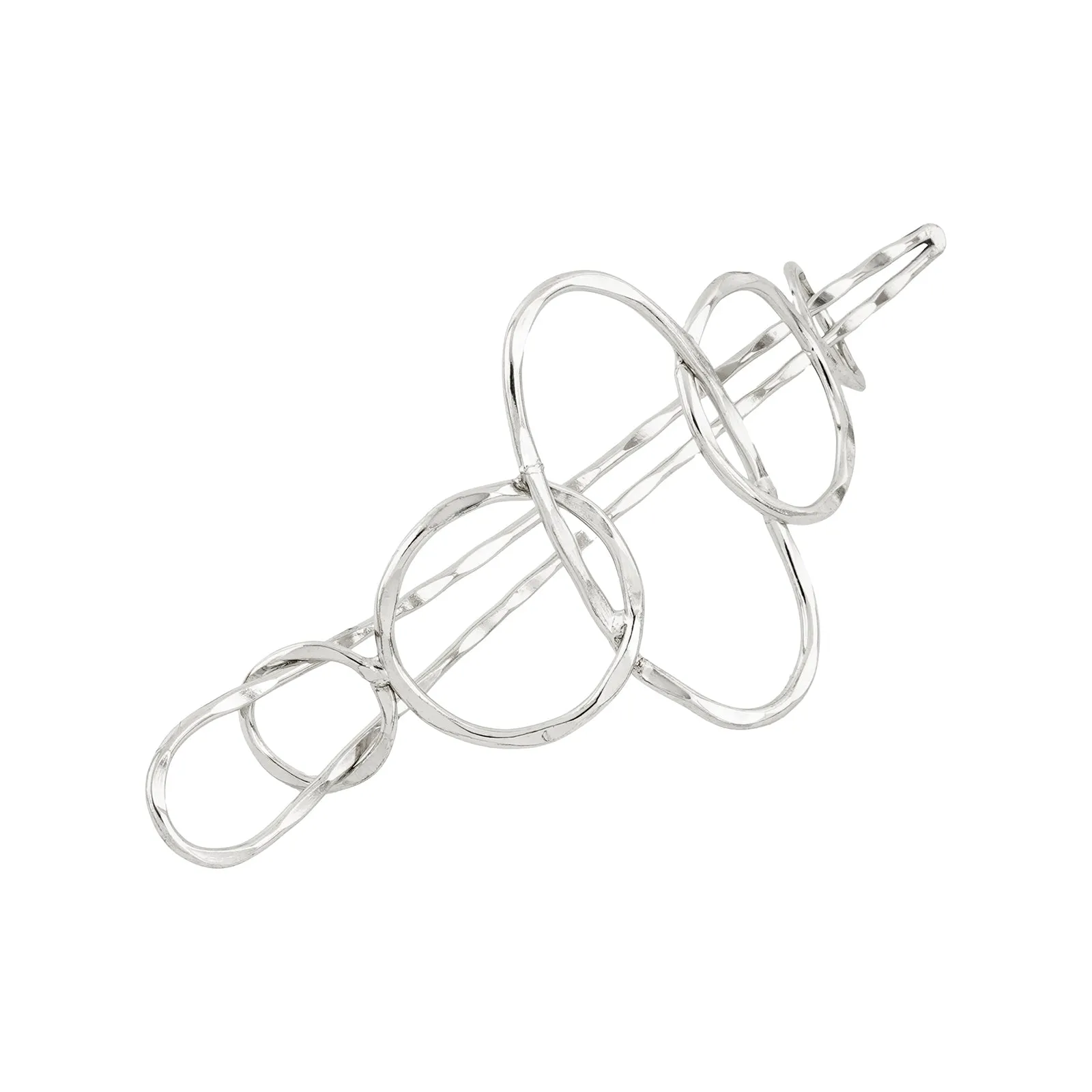 Teejh Harinder Silver lossy Bun Stick