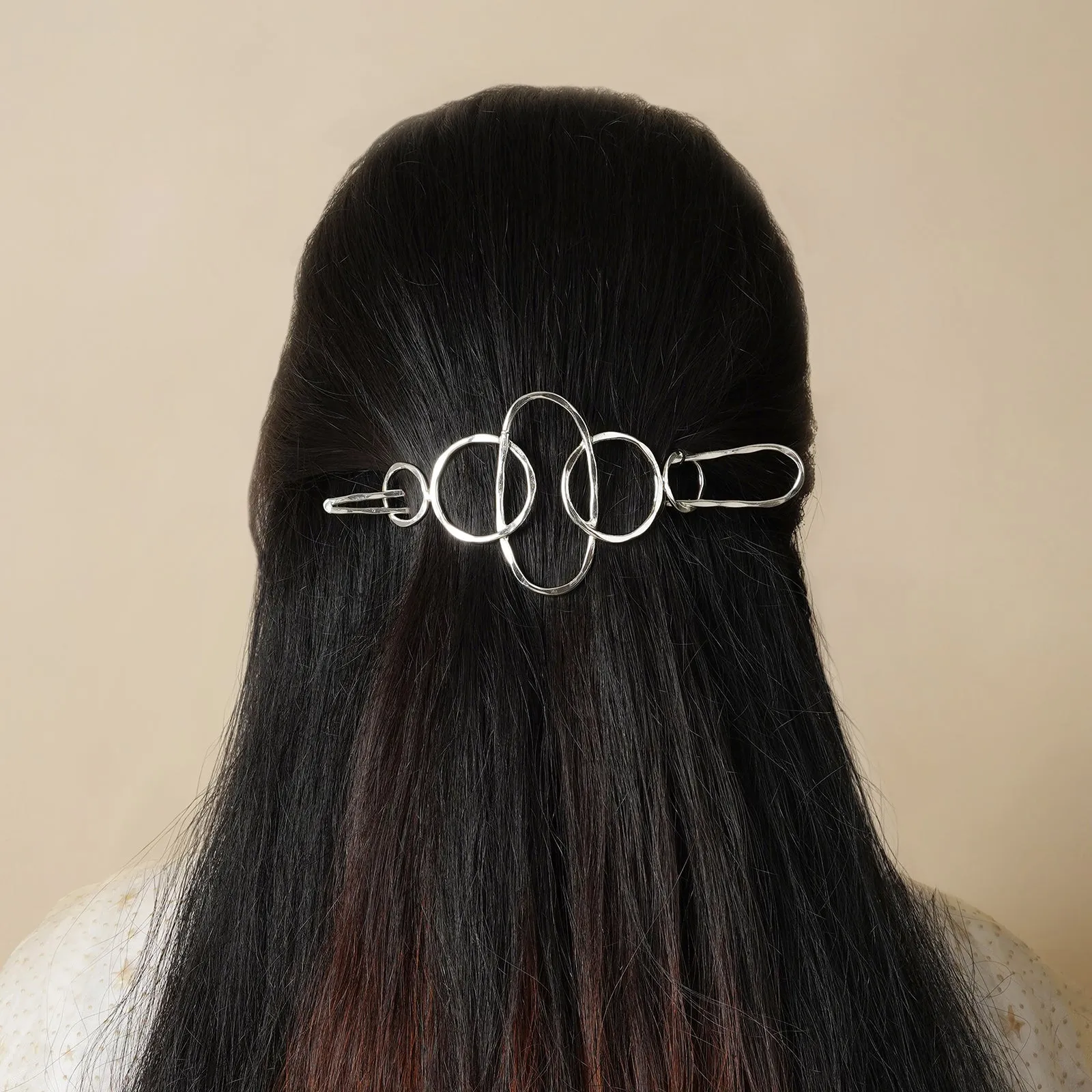 Teejh Harinder Silver lossy Bun Stick
