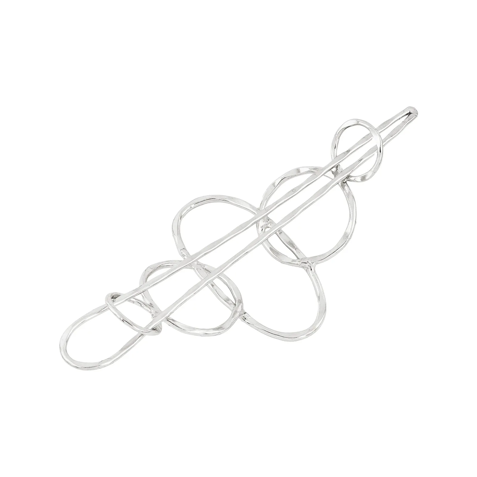 Teejh Harinder Silver lossy Bun Stick