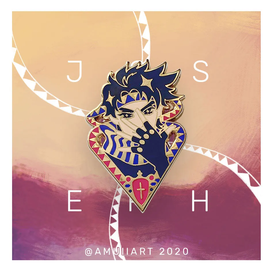 The Golden Stars 2020 / JJBA enamel Pins