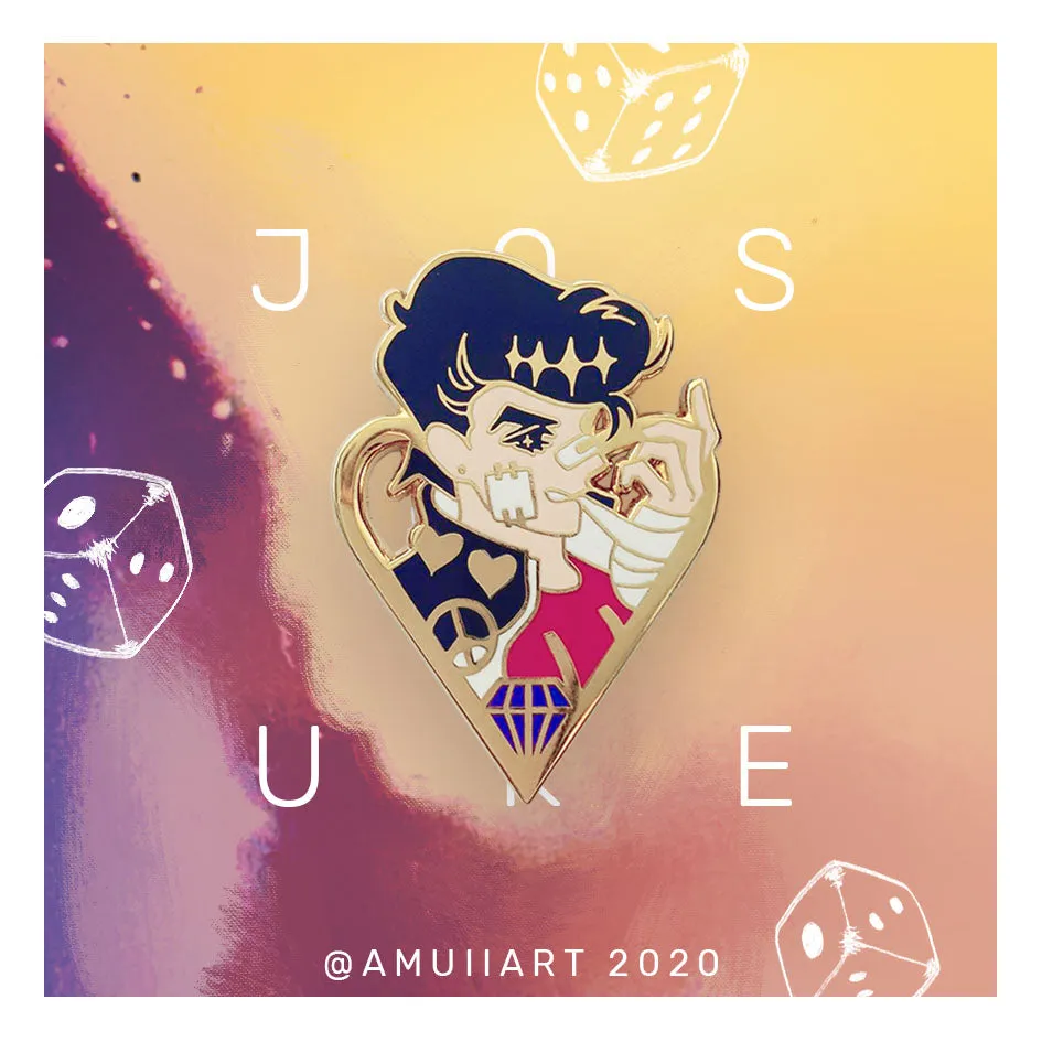 The Golden Stars 2020 / JJBA enamel Pins