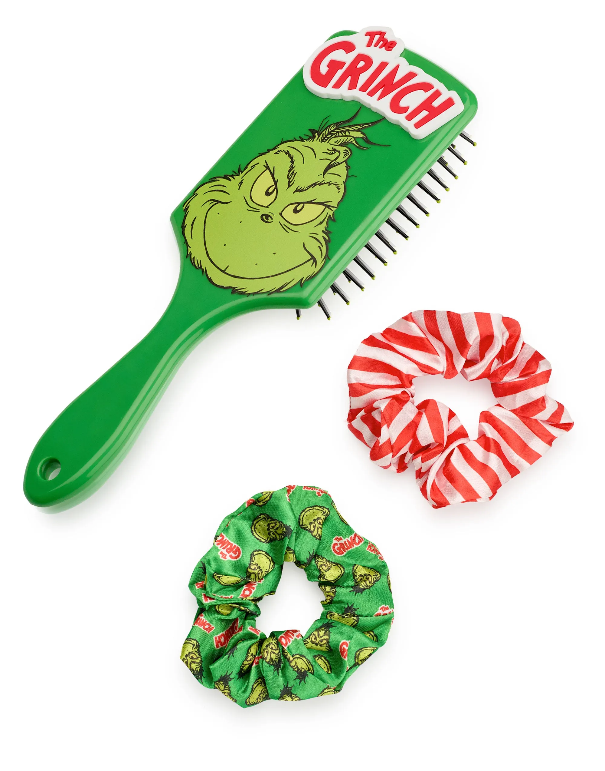 The Grinch Womens Hair Brush and Scrunchie Set