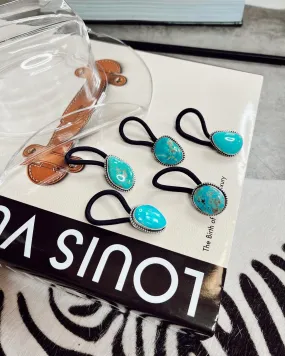 The Turquoise Stone Hair Tie 2.0