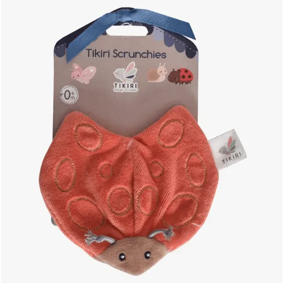 Tikiri Scrunchies- Ladybug with Crinkle