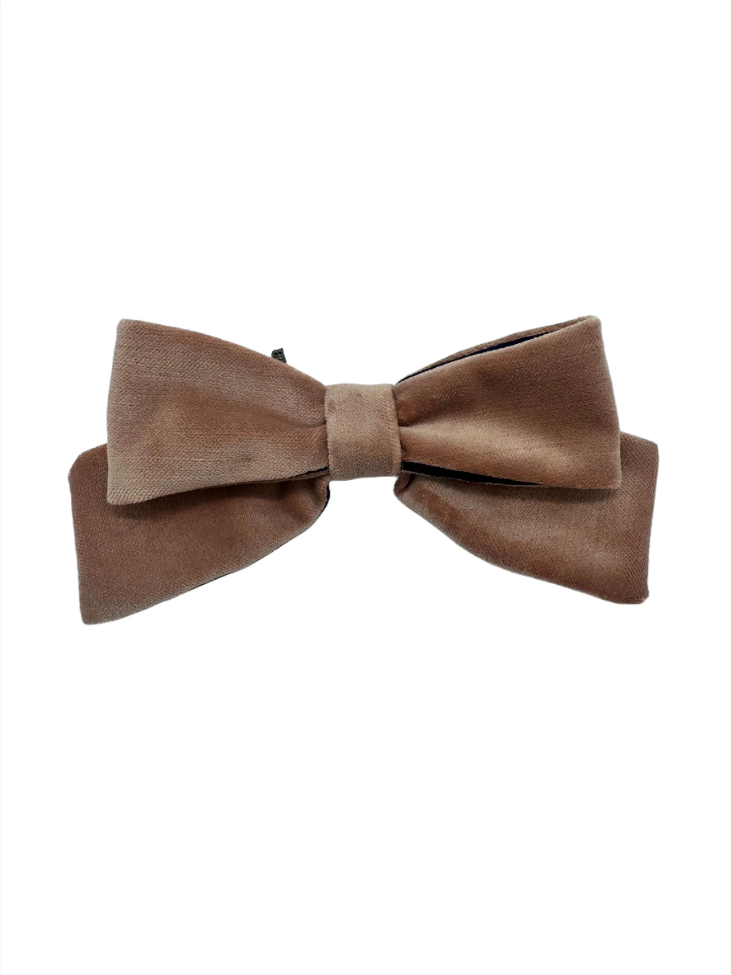 Velvet Bows - Pink/Navy