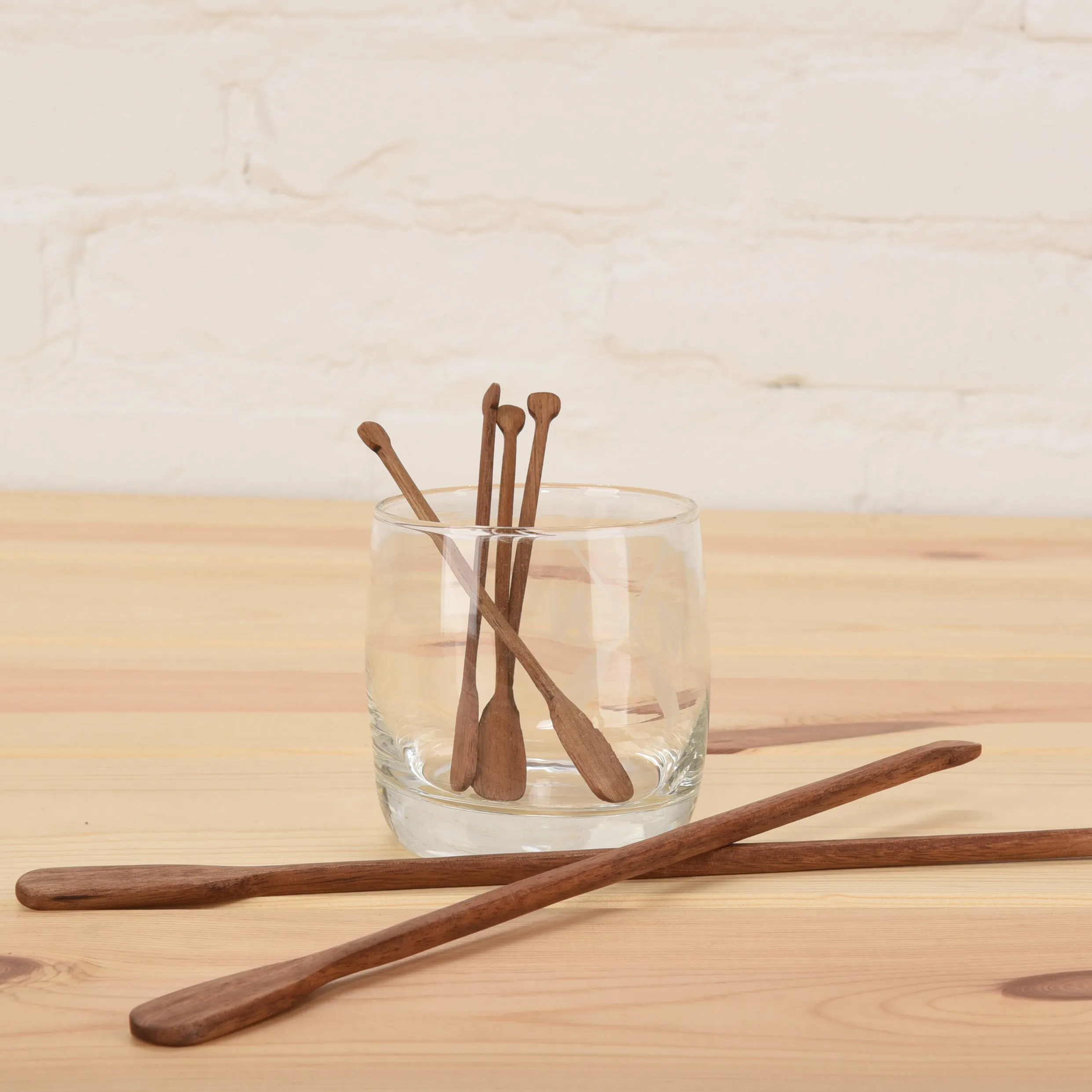 Wooden Paddle Stir Sticks