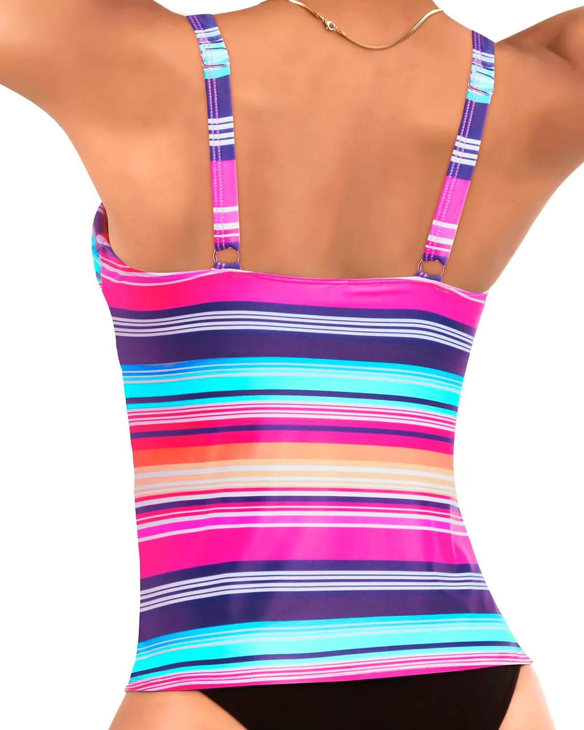 Yonique Women's Tankini Top Only Tummy Control Bathing Suits Top Modest Swim Tank Tops
